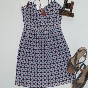 🆕J. CREW Spaghetti Strap/Sweetheart Neck Floral Print Sundress